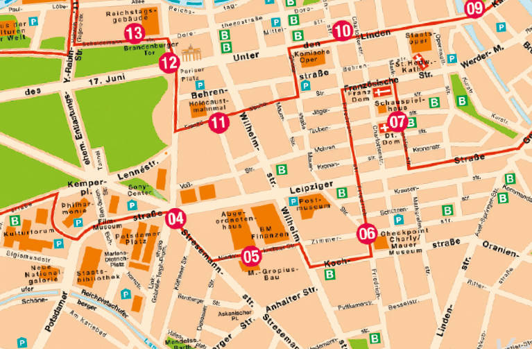 Red Buses Berlin - Blue Route