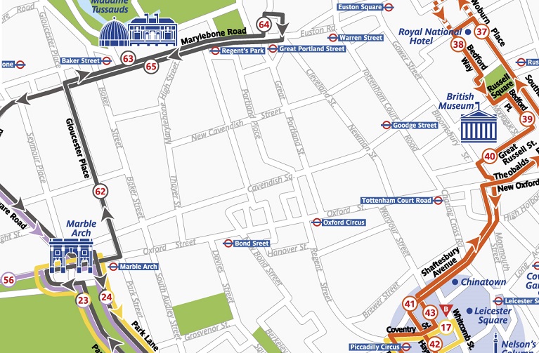 Night Buses London Route
