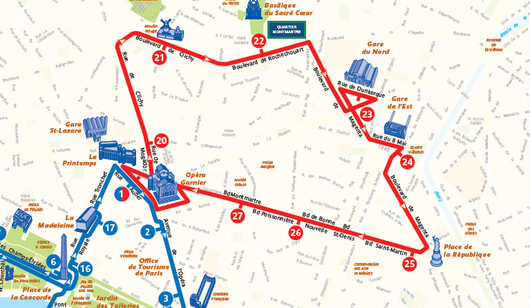 Red Buses Paris - Red Route