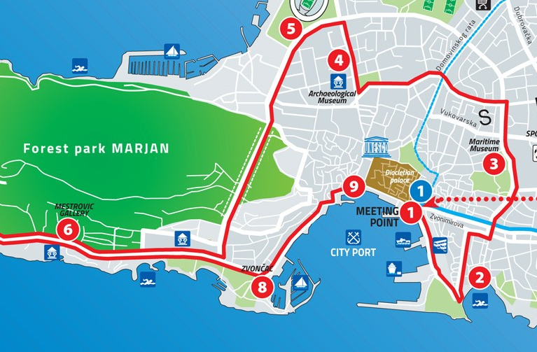 RED Buses Split - RED Route